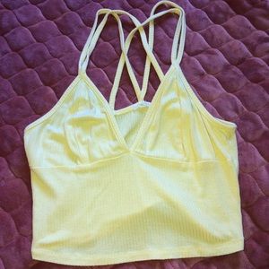 Baby yellow crop top